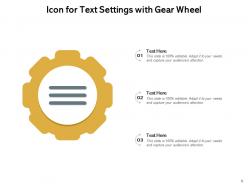 Text Speech Bubble Containing Conversation Communication Gear Wheel