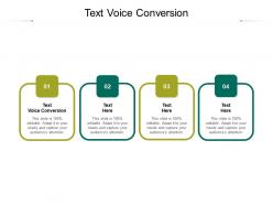 Text voice conversion ppt powerpoint presentation summary portrait cpb