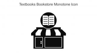 Textbooks Bookstore Monotone Icon In Powerpoint Pptx Png And Editable Eps Format