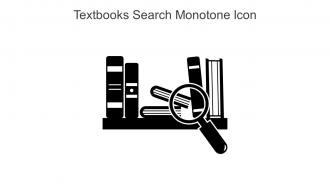 Textbooks Search Monotone Icon In Powerpoint Pptx Png And Editable Eps Format
