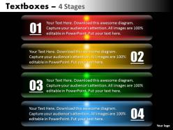 Textbox 4 stages diagram 32