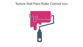 Texture Wall Paint Roller Colored Icon In Powerpoint Pptx Png And Editable Eps Format
