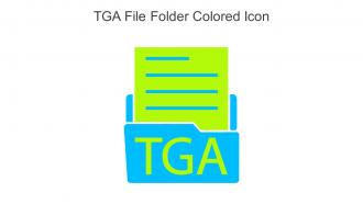 TGA File Folder Colored Icon In Powerpoint Pptx Png And Editable Eps Format