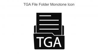 TGA File Folder Monotone Icon In Powerpoint Pptx Png And Editable Eps Format