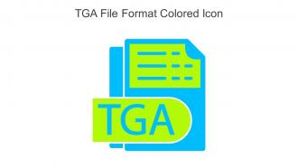 TGA File Format Colored Icon In Powerpoint Pptx Png And Editable Eps Format