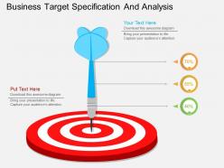 Th business target specification and analysis flat powerpoint design