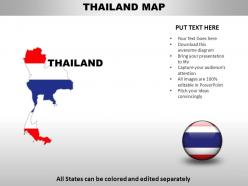 Thailand country powerpoint maps