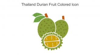 Thailand Durian Fruit Colored Icon In Powerpoint Pptx Png And Editable Eps Format