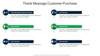 Thank Message Customer Purchase In Powerpoint And Google Slides Cpb