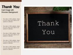 Thank You Card Image With Black Background