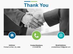 Thank you career roadmap ppt gallery templates