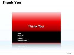 thank you contact detail ppt slides diagrams templates powerpoint info graphics