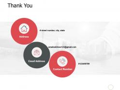 Thank you e commerce industry outline ppt powerpoint presentation model files
