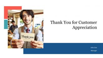Thank You For Customer Appreciation PPT Structure AT
