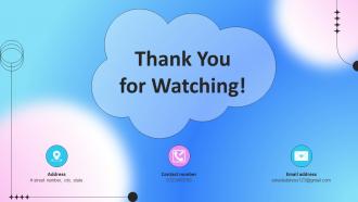 Thank You For Watching Ppt Powerpoint Presentation File Infographic Template