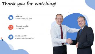 Thank You For Watching Ppt Powerpoint Presentation Icon Background Images