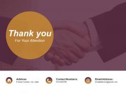 Thank you for your attention ppt background designs