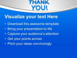 Thank you metaphor powerpoint templates ppt backgrounds for slides 0113