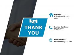 Thank you powerpoint slide background designs