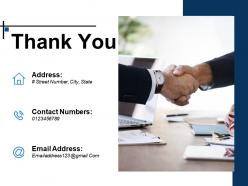 Thank you ppt infographic template sample