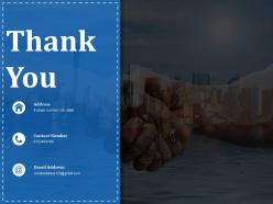 Thank you ppt pictures infographic template