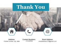 Thank you ppt summary background designs