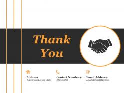 Thank you ppt summary graphics design