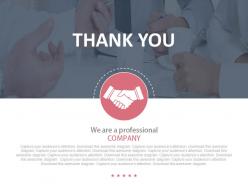 Thank you tag for business deal powerpoint slides