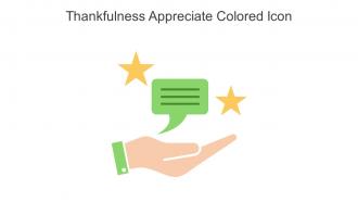 Thankfulness Appreciate Colored Icon In Powerpoint Pptx Png And Editable Eps Format