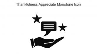 Thankfulness Appreciate Monotone Icon In Powerpoint Pptx Png And Editable Eps Format