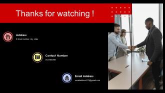 Thanks For Watching Lead Nurturing Strategies To Generate Leads Ppt Powerpoint Presentation Slides Show