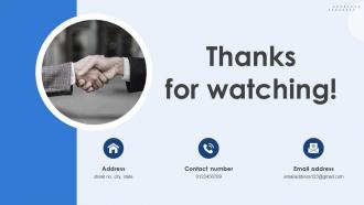 Thanks For Watching Modernizing Production Through Robotic Process Automation