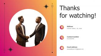 Thanks For Watching Ppt Outline Designs Download