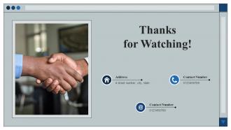 Thanks For Watching Ppt Powerpoint Presentation File Clipart
