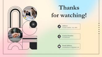 Thanks For Watching Ppt Powerpoint Presentation Icon Gallery