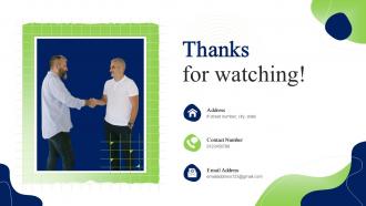 Thanks For Watching Ppt Powerpoint Presentation Ideas Deck