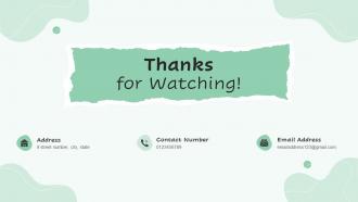 Thanks For Watching Ppt Powerpoint Presentation Ideas Model