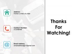 Thanks for watching ppt powerpoint presentation inspiration brochure