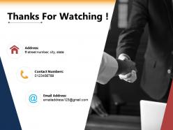 Thanks for watching ppt powerpoint presentation inspiration graphics example