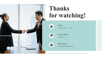 Thanks For Watching Ppt Slides Infographic Template