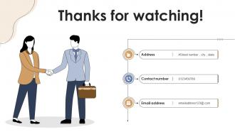 Thanks For Watching Ppt Summary Background Images