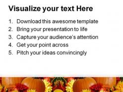 Thanksgiving harvest fall festival powerpoint templates and powerpoint backgrounds 0811