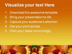 Thanksgiving harvest fall festival powerpoint templates and powerpoint backgrounds 0811