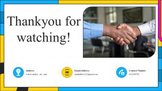 Thankyou For Watching Ppt Powerpoint Presentation Icon Professional