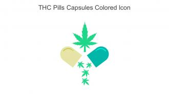 THC Pills Capsules Colored Icon In Powerpoint Pptx Png And Editable Eps Format