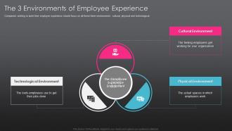 The 3 environments of employee developing employee experience strategy organization