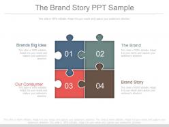 The brand story ppt sample