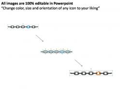 The broken link in business process powerpoint templates