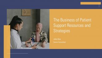 The Business Of Patient Support Resources And Strategies PPT PowerPoint ACP