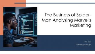 The Business Of Spider Man Analyzing Marvels Marketing PPT PowerPoint ST AI